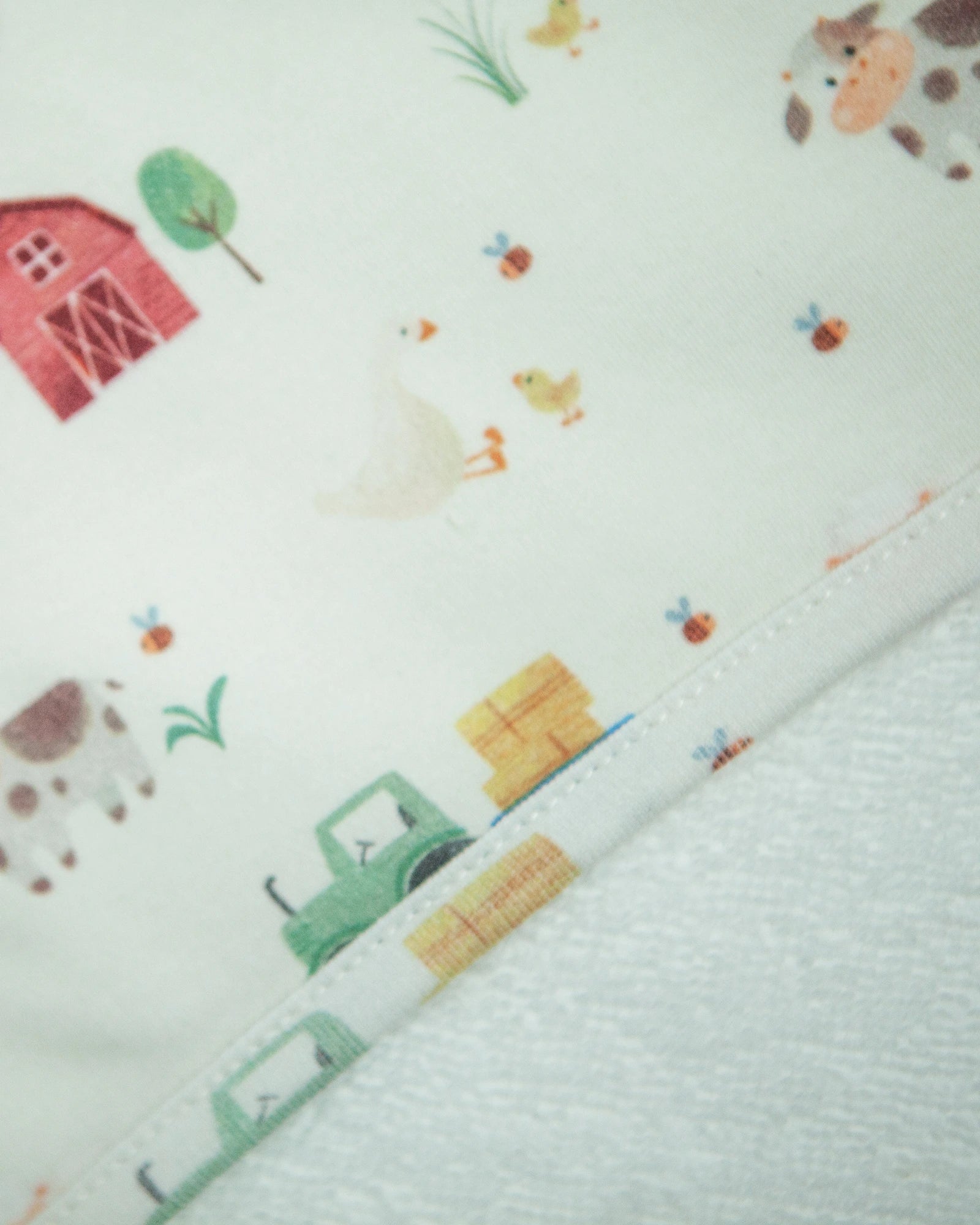 Little Stuff Farm Friends Hooded Towel