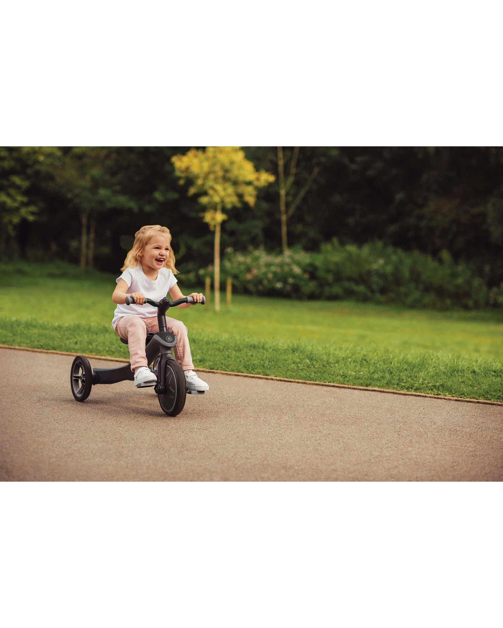 Globber Explorer Trike 4in1 Deluxe Play Black/Grey