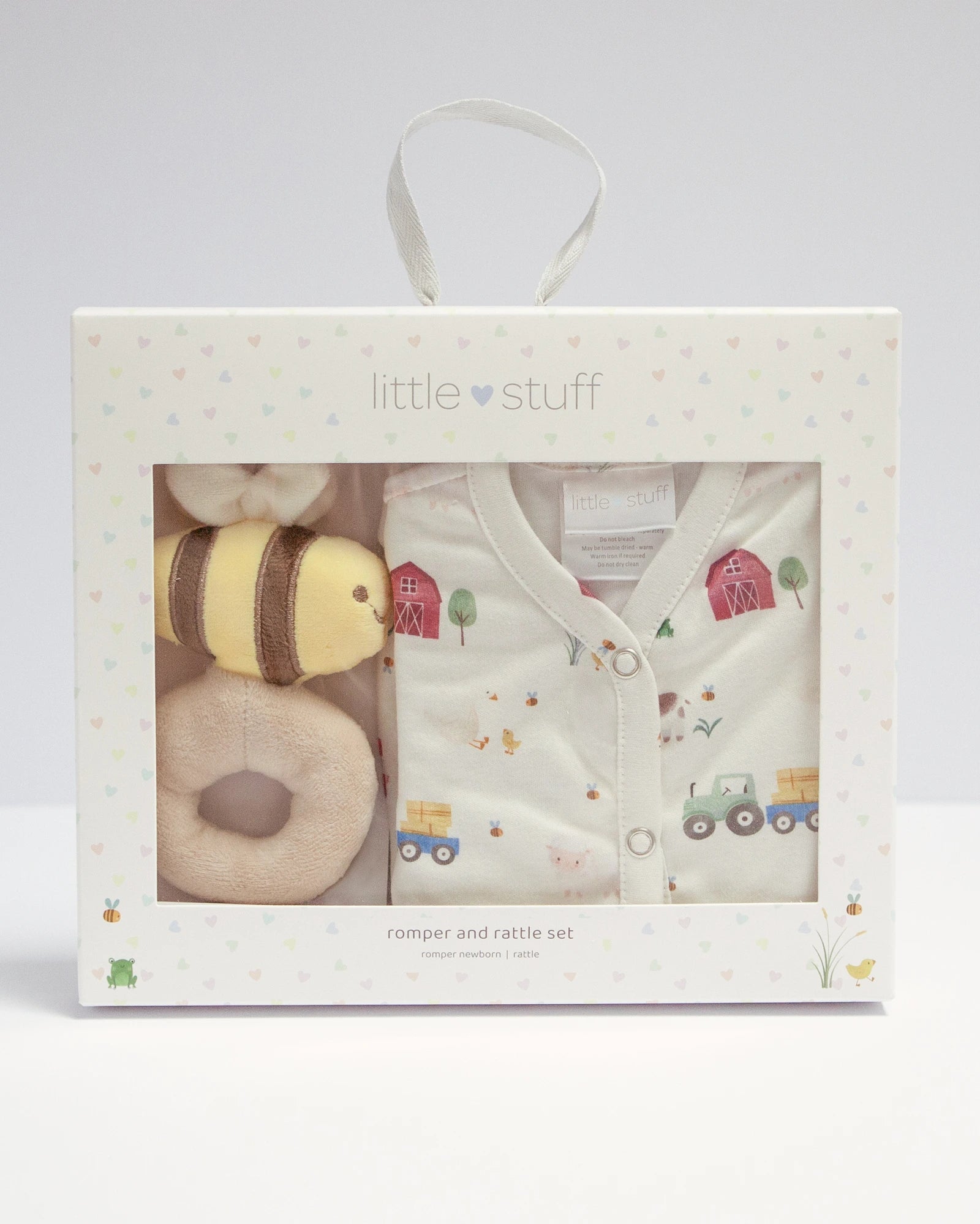 Farm Friends Romper & Rattle