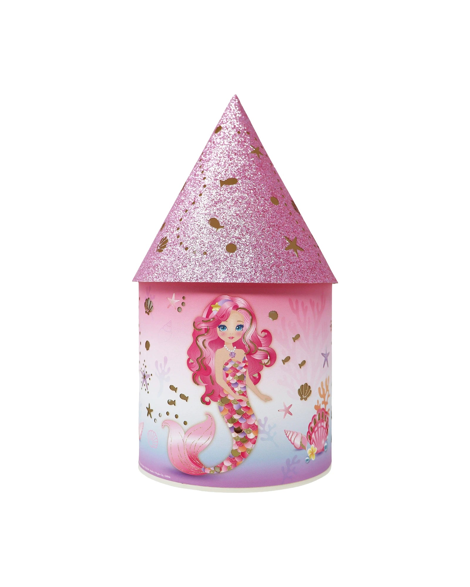 Pink Poppy Mermazing Mermaid Led Colour Changing Lantern