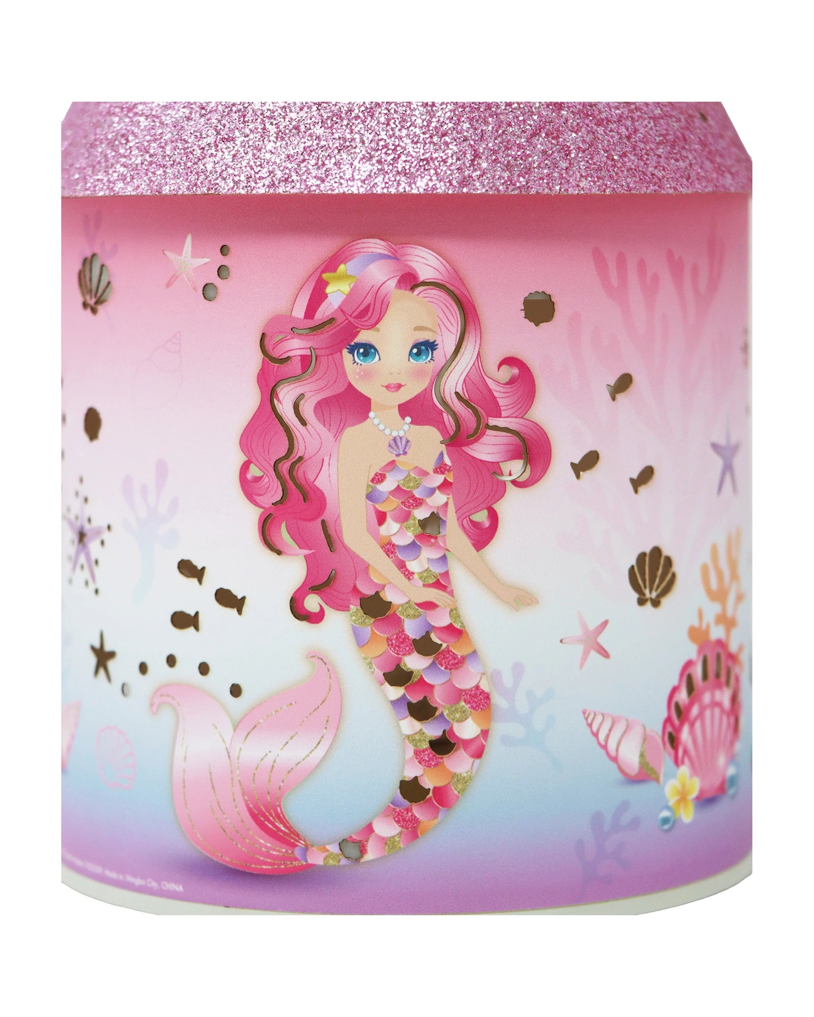 Pink Poppy Mermazing Mermaid Led Colour Changing Lantern