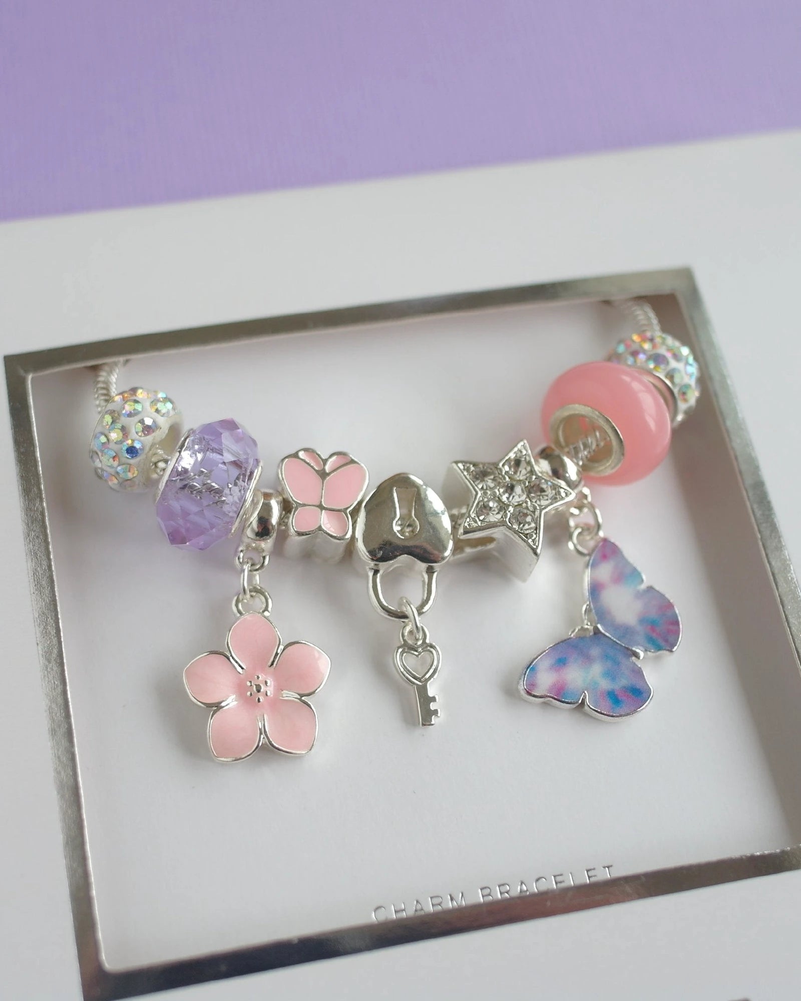 Lauren Hinkley Butterfly Magic Charm Bracelet Boxed
