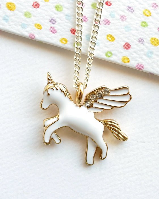 Lauren Hinkley Gold Unicorn Necklace Boxed