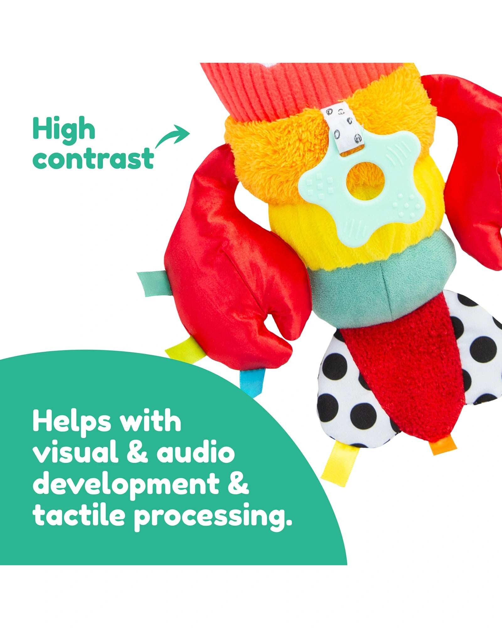 Lamaze Liam the Lobster Clip & Go Plush