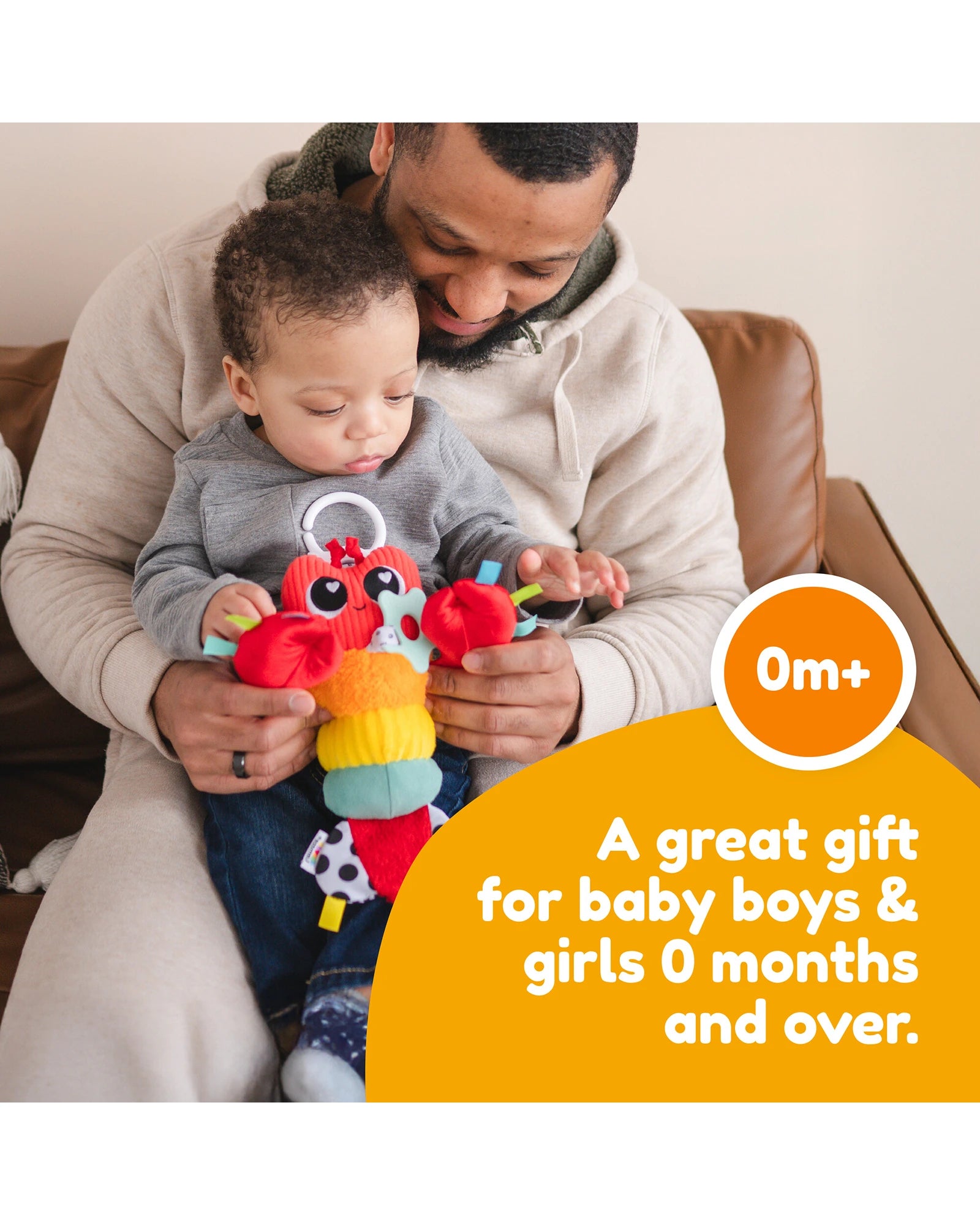 Lamaze Liam the Lobster Clip & Go Plush