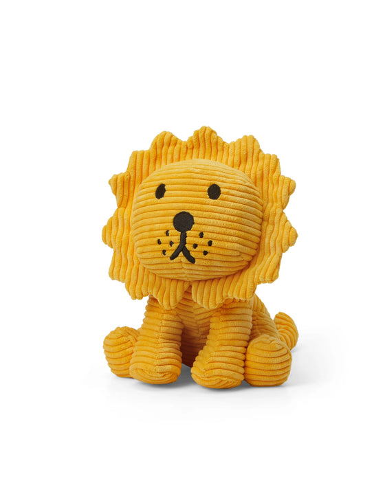 Lion Corduroy Yellow 17cm