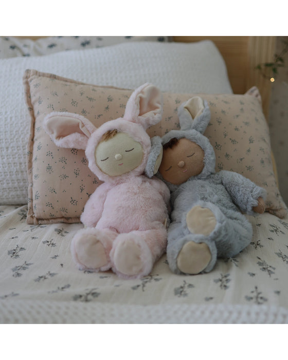Olli Ella Lullaby Cozy Dinkum Bunny Moppet - Pink