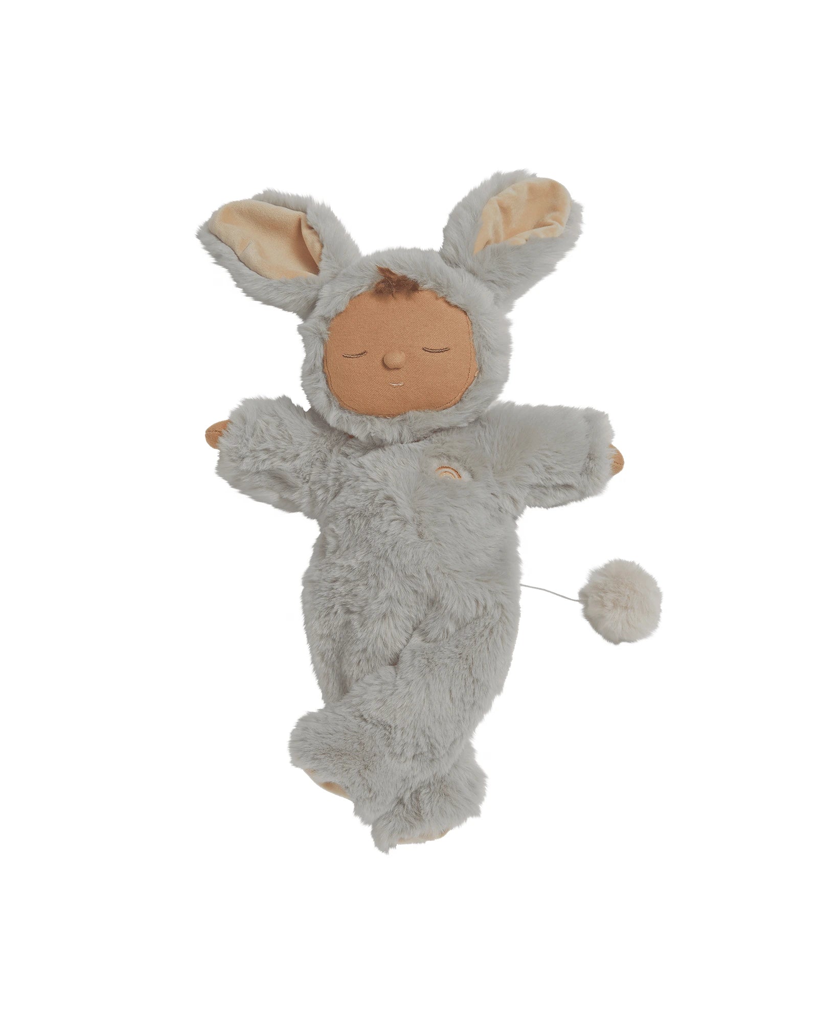 Olli Ella Lullaby Cozy Dinkum Bunny Pip - Smoke