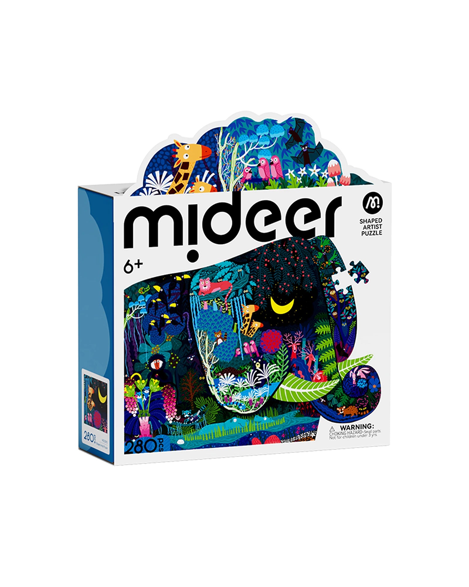mideer Shaped Artist Puzzle - Elephant Dream
