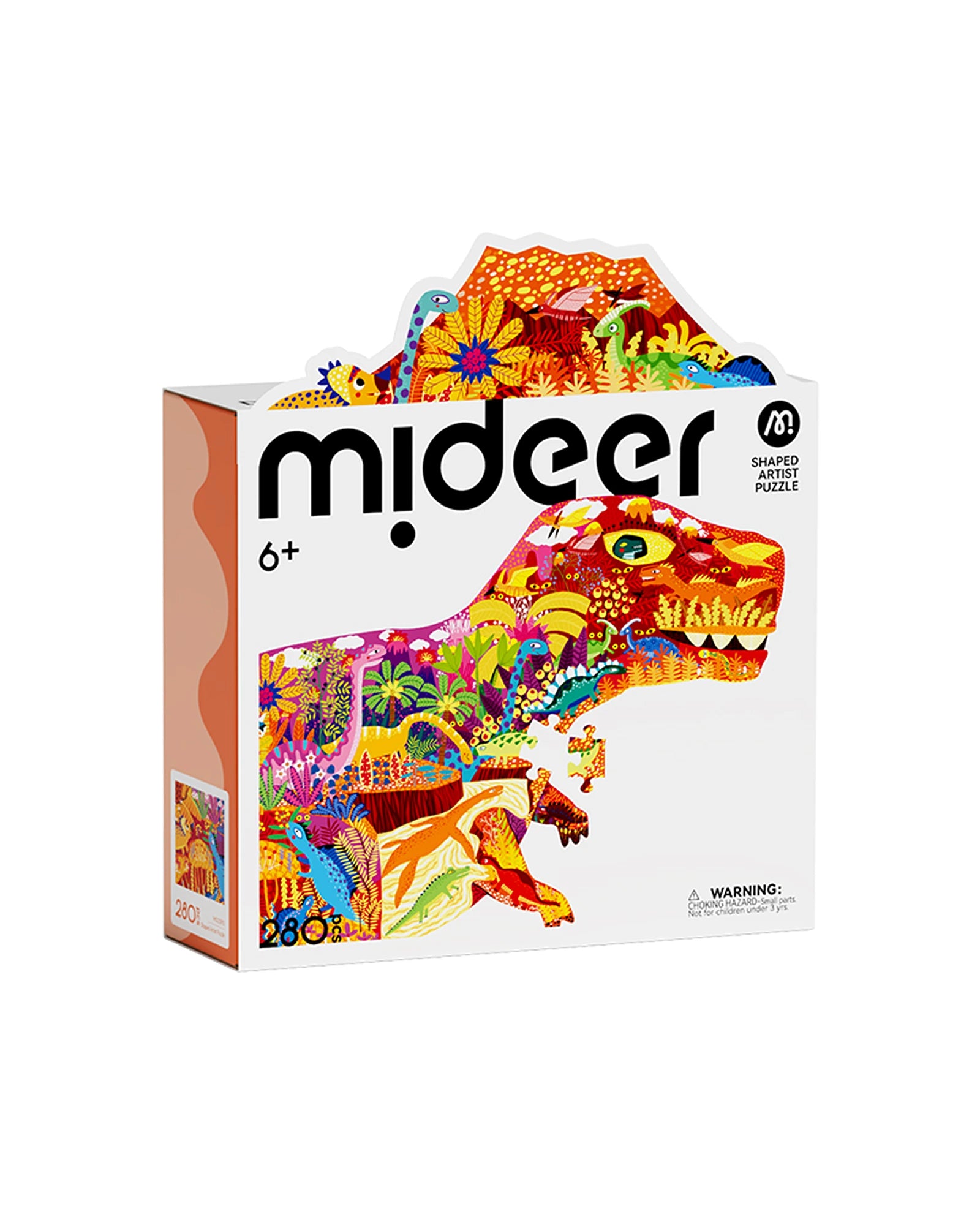 mideer Shaped Artist Puzzle - Dinosaur World