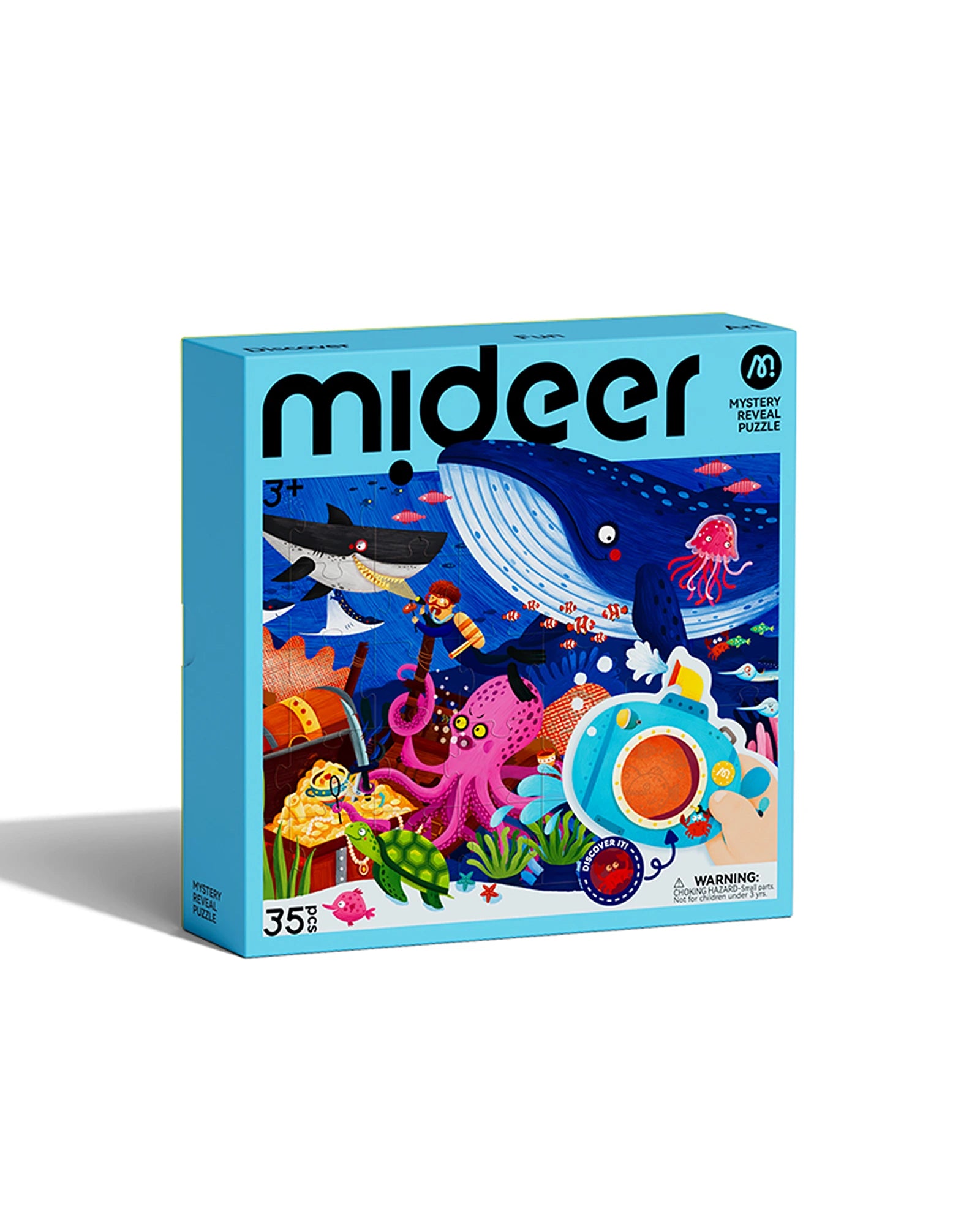 mideer Mystery Reveal Puzzle - Ocean Secrets