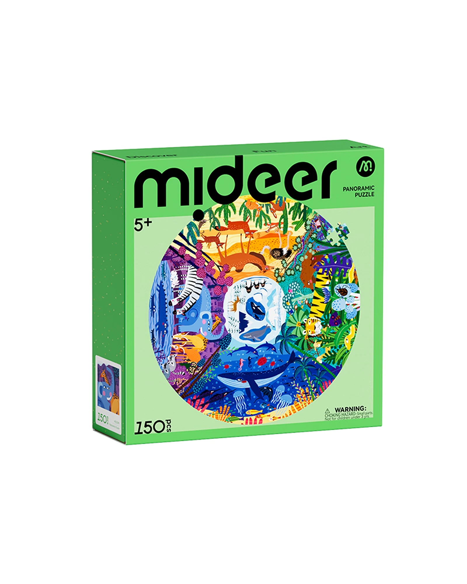 mideer Panoramic Puzzle - Animals around the World