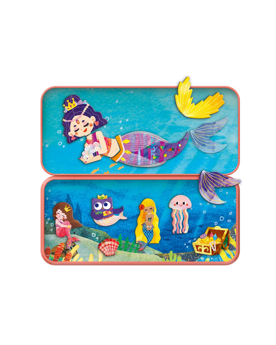 Mier Edu Travel Magnetic Box Mermaids