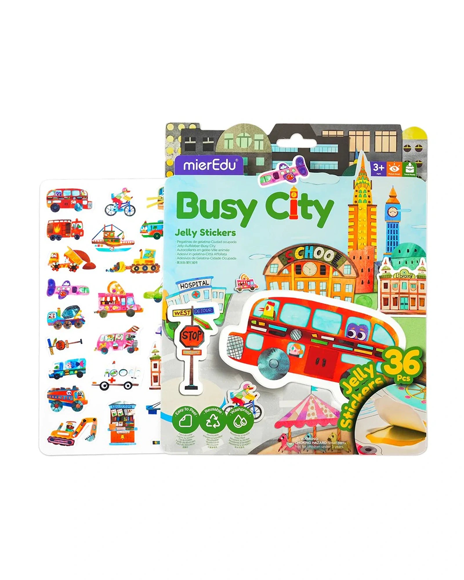 Jelly Stickers Busy City