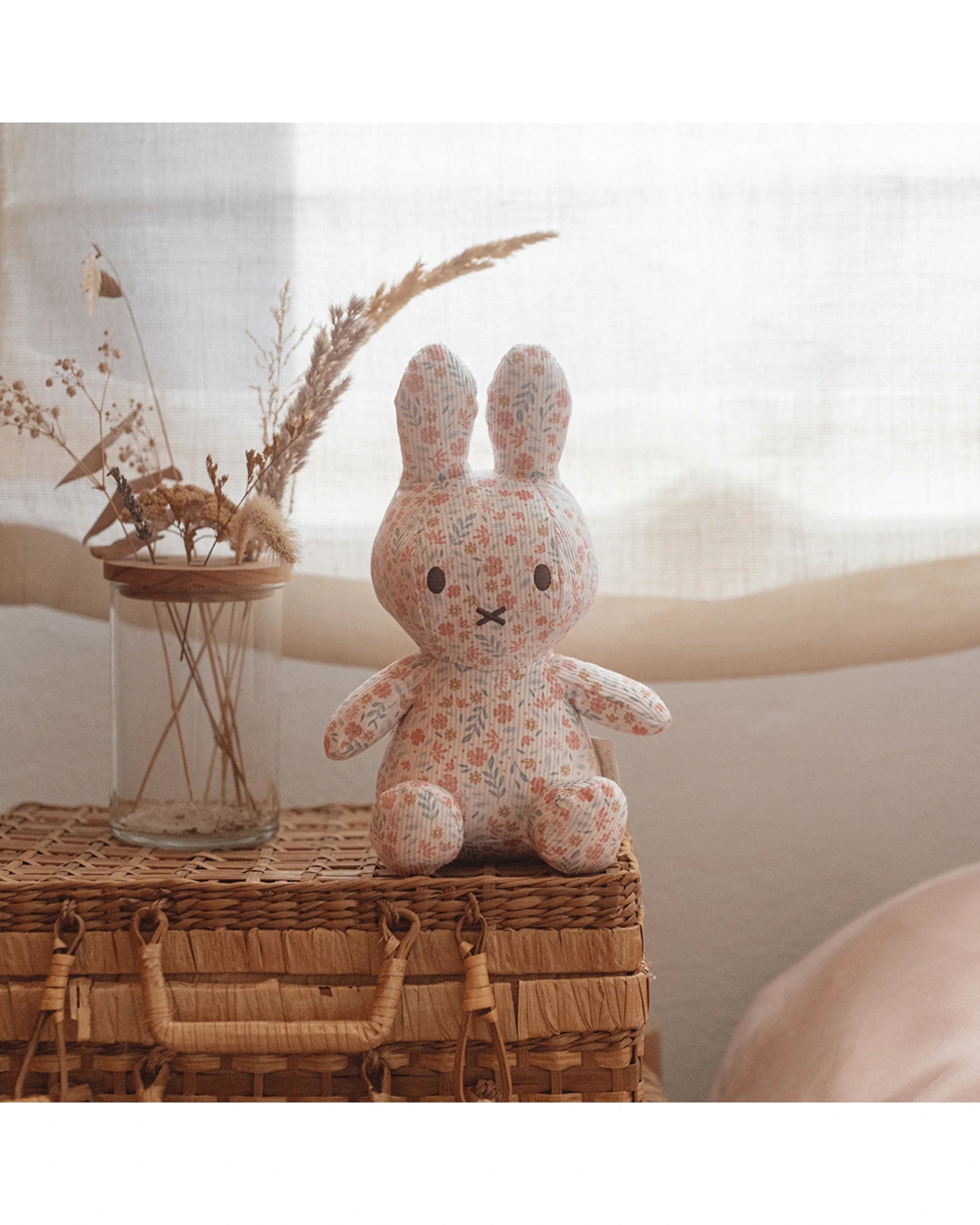 Soft Toy: Miffy Lucky Blossom All Over Print 22cm