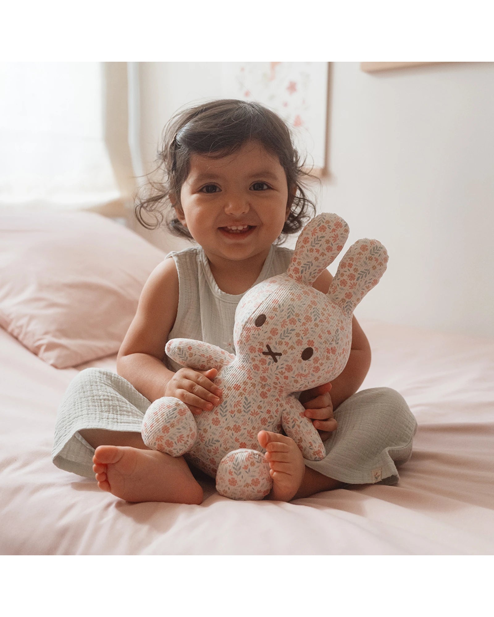Soft Toy: Miffy Lucky Blossom All Over Print Medium 30cm
