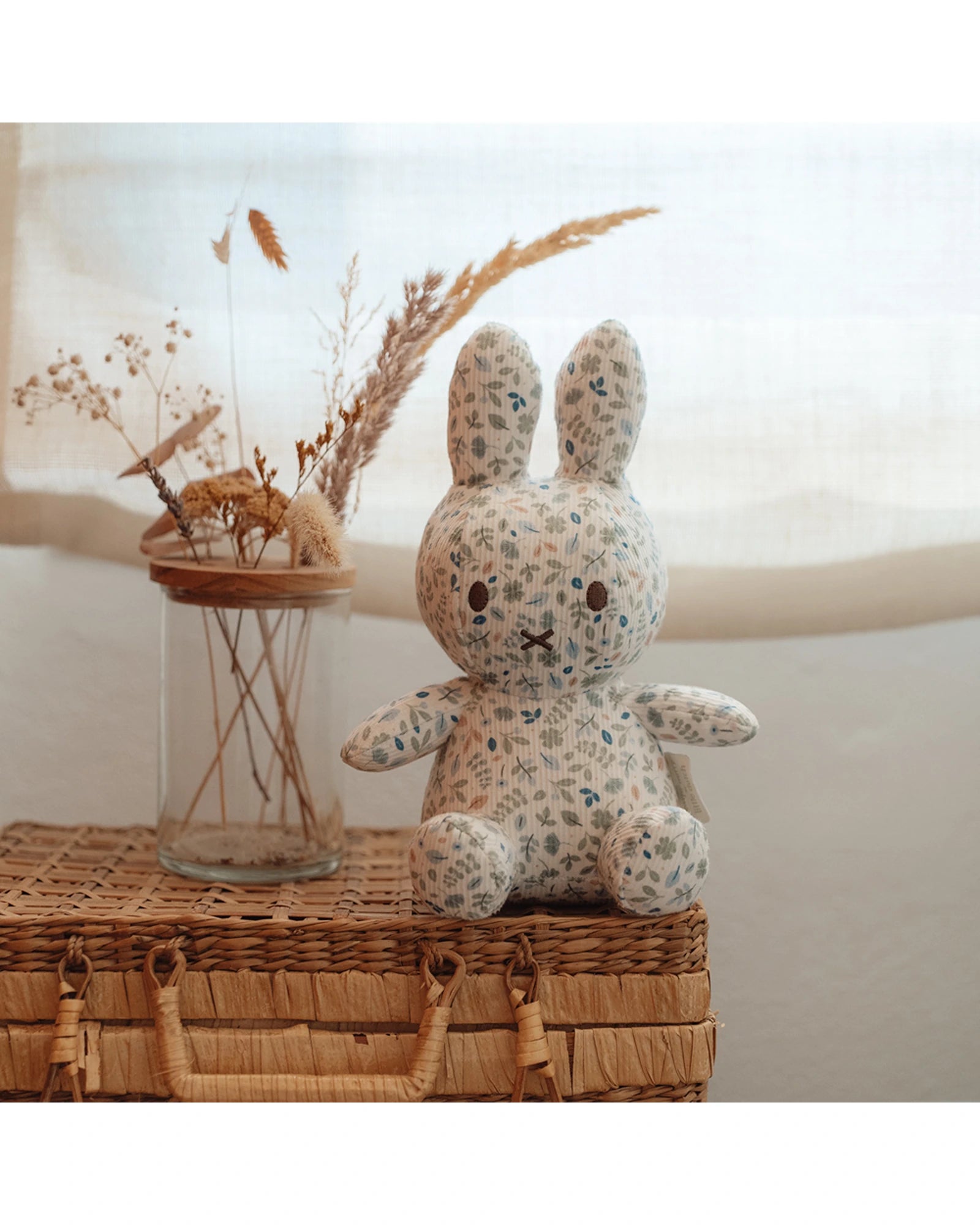 Soft Toy: Miffy Lucky Leaves All Over Print 22cm