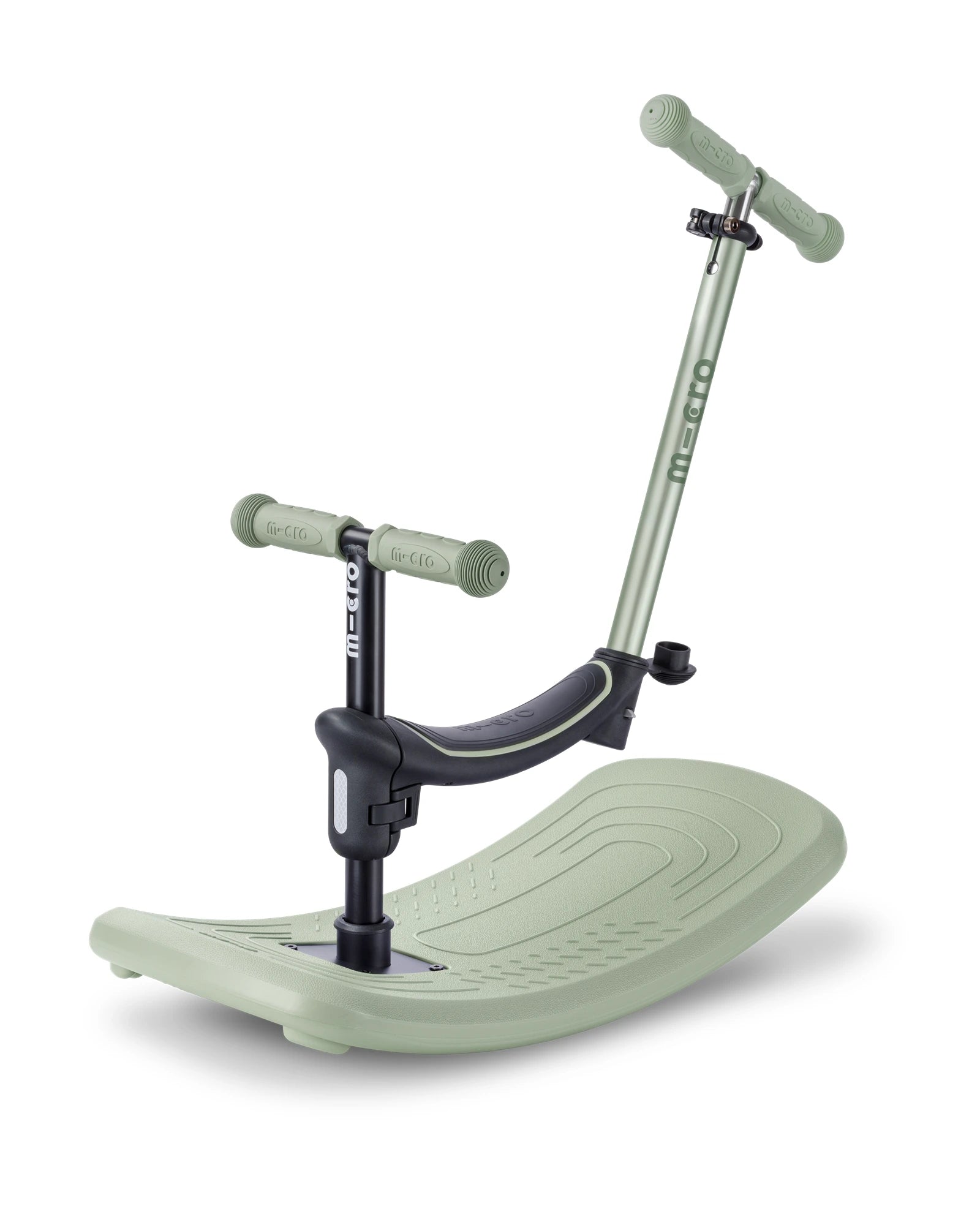 Micro Mini Deluxe 6-in-1 Rock & Go LED Scooter - Olive Sage