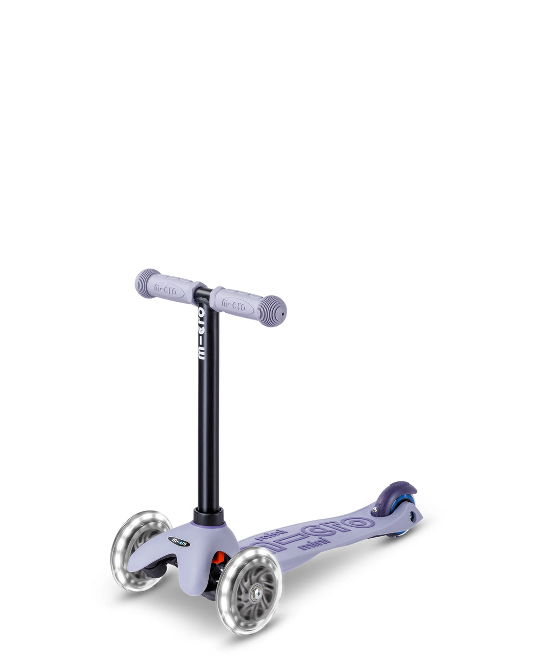 Micro Mini Deluxe 6-in-1 Rock & Go LED Scooter - Lavender Mist