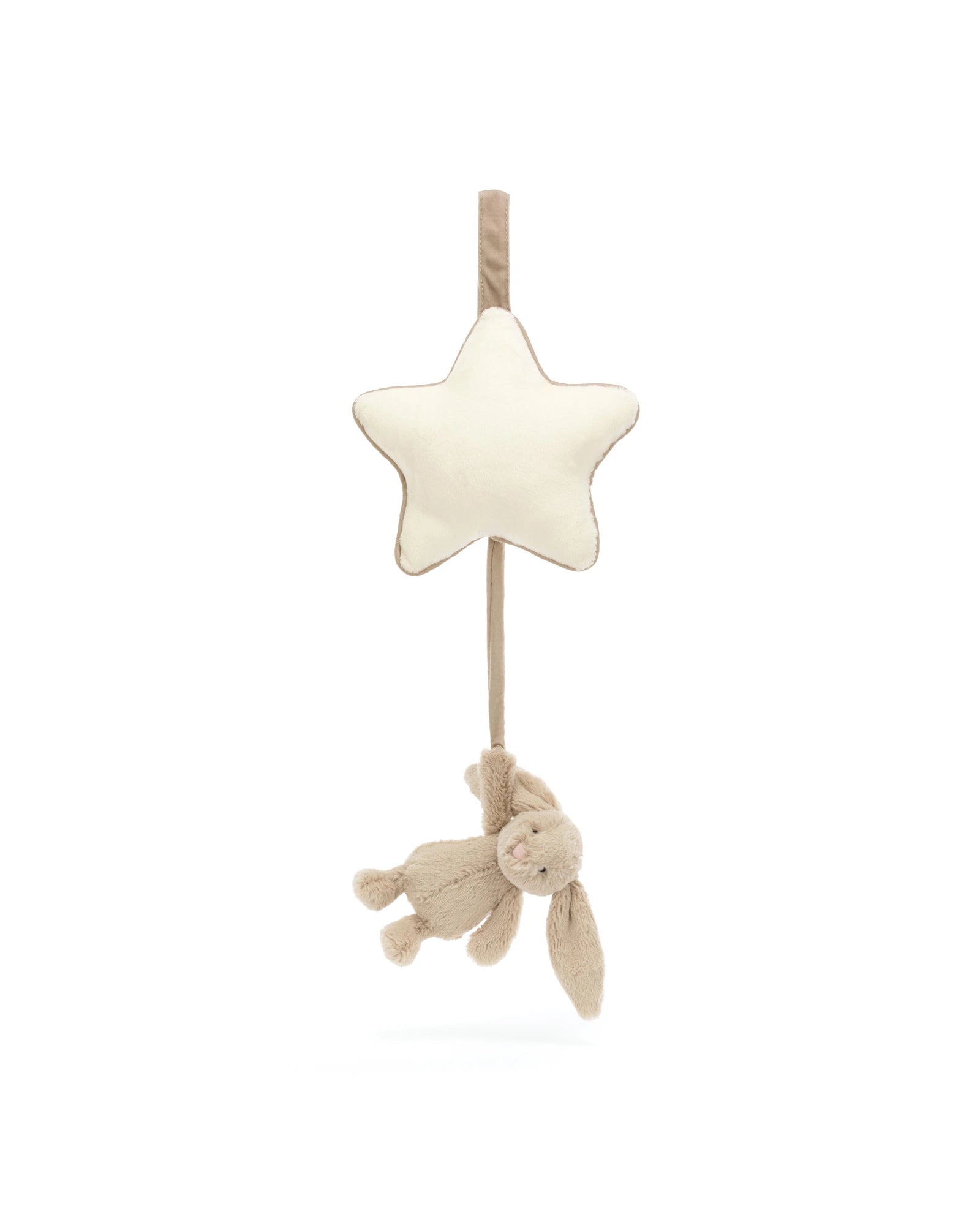 Bashful Beige Bunny Musical Pull