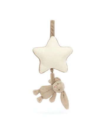Bashful Beige Bunny Musical Pull