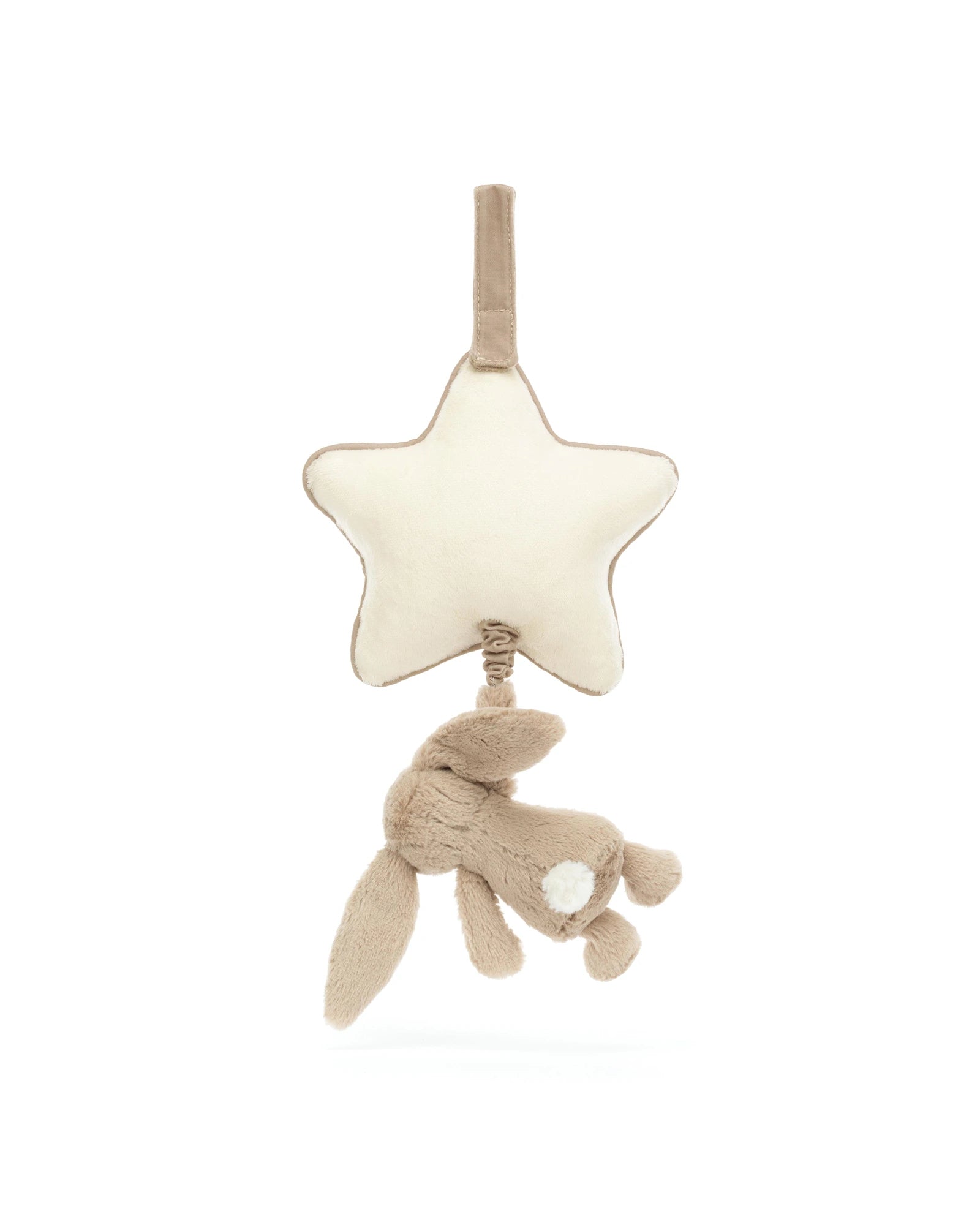 Bashful Beige Bunny Musical Pull