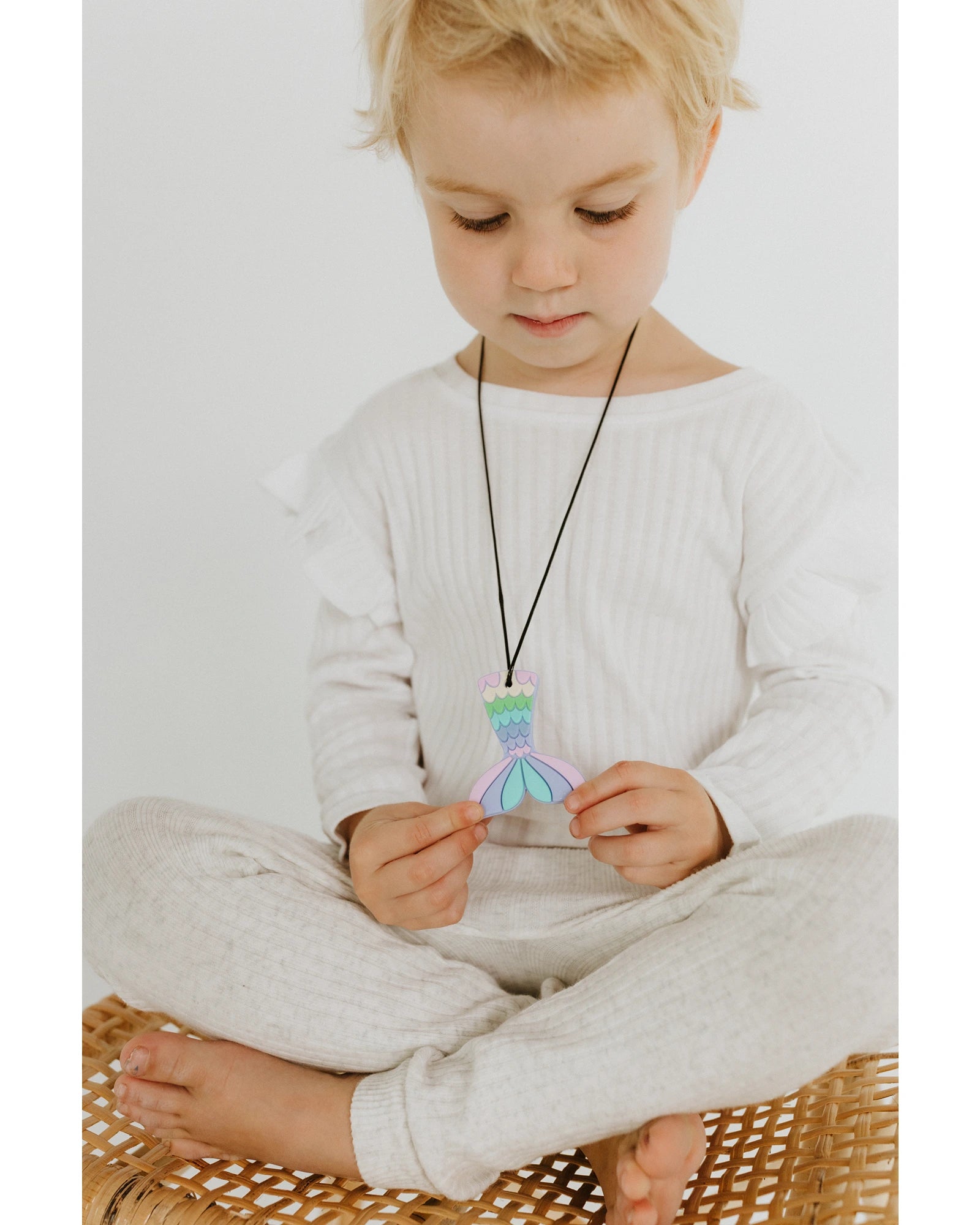 Mermaid Tail Chew Pendant