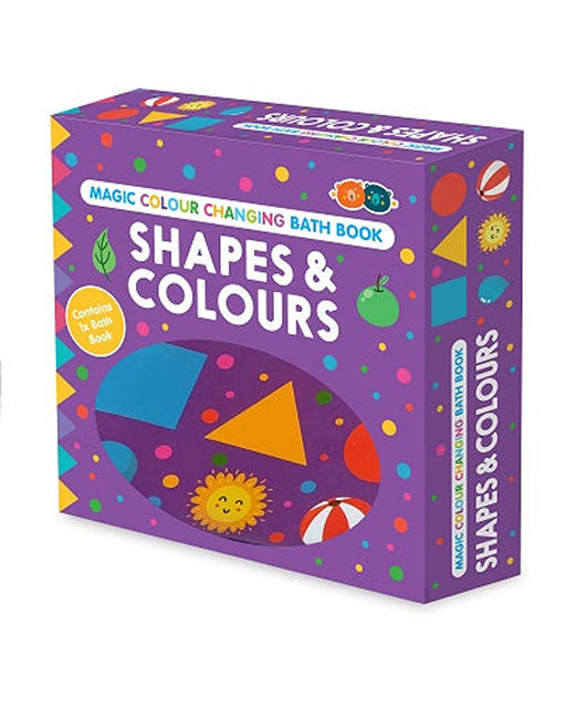 Magic Colour Changing Bath Book Shapes and Colours