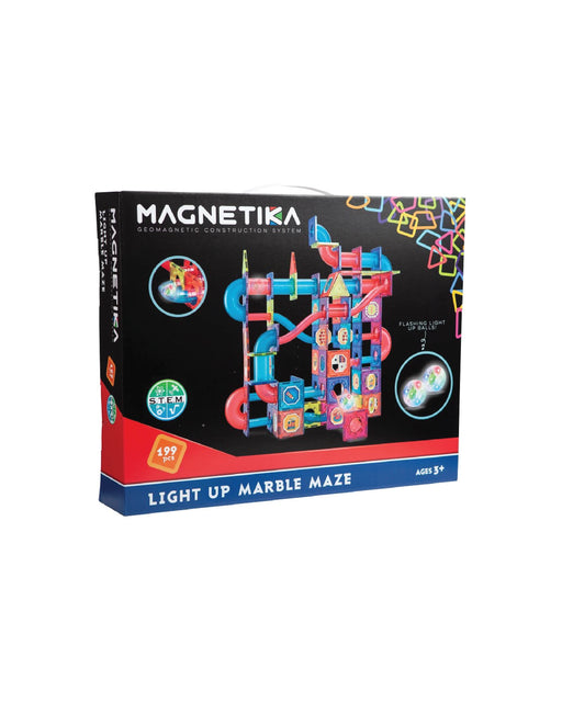 Magnetika Light Up Marble Maze 199 Pieces