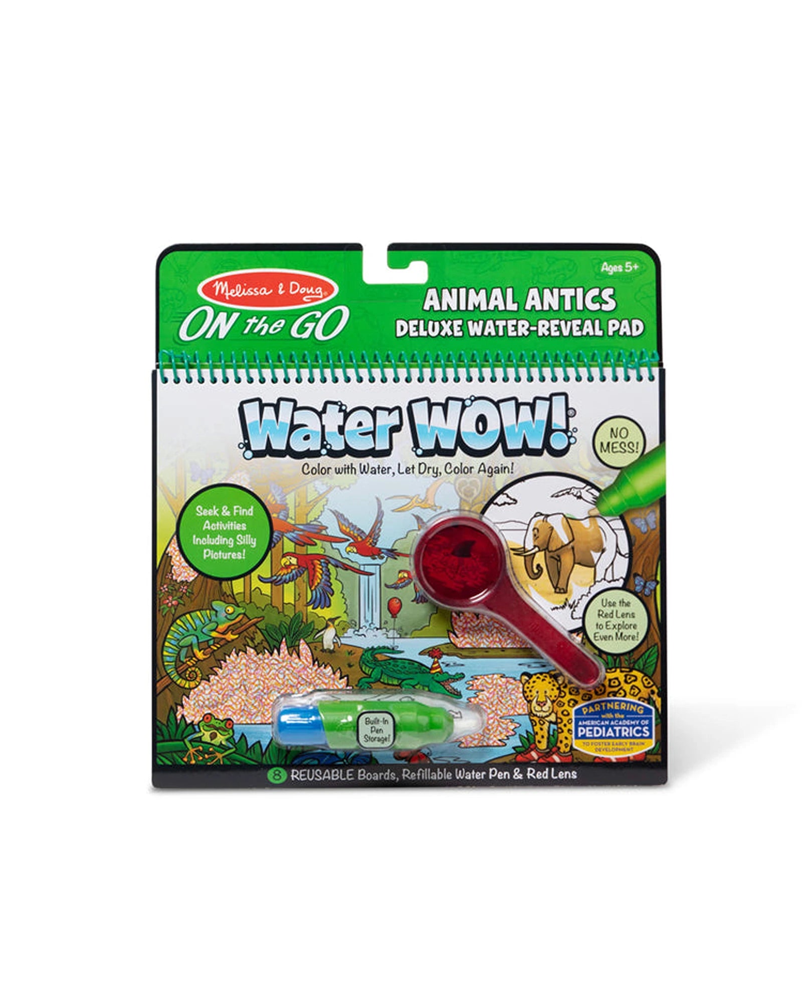 Melissa and Doug Water Wow Animal Antics Deluxe
