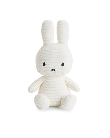 Miffy Sitting Corduroy Offwhite 23cm