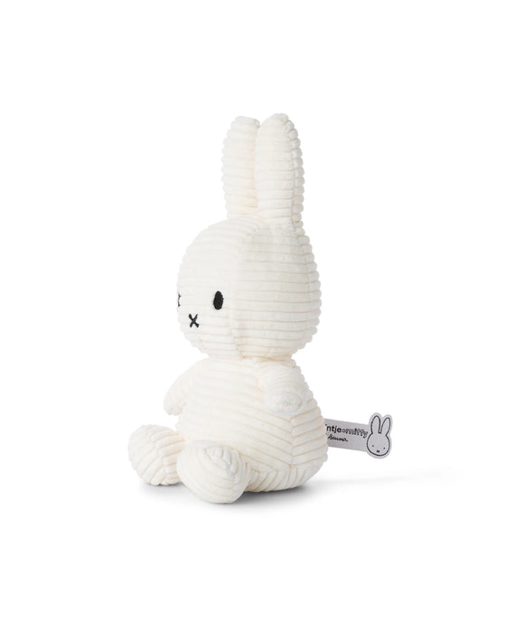 Miffy Sitting Corduroy Offwhite 23cm