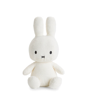 Miffy Sitting Corduroy Offwhite 50cm