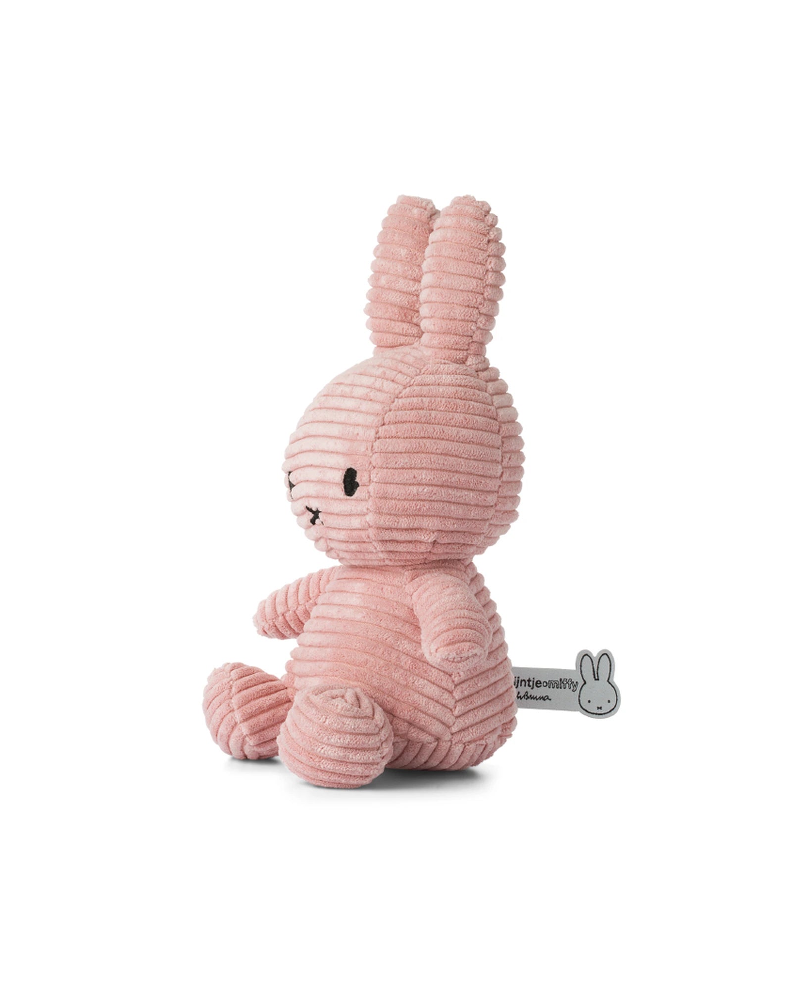 Miffy Sitting Corduroy Pink 23cm