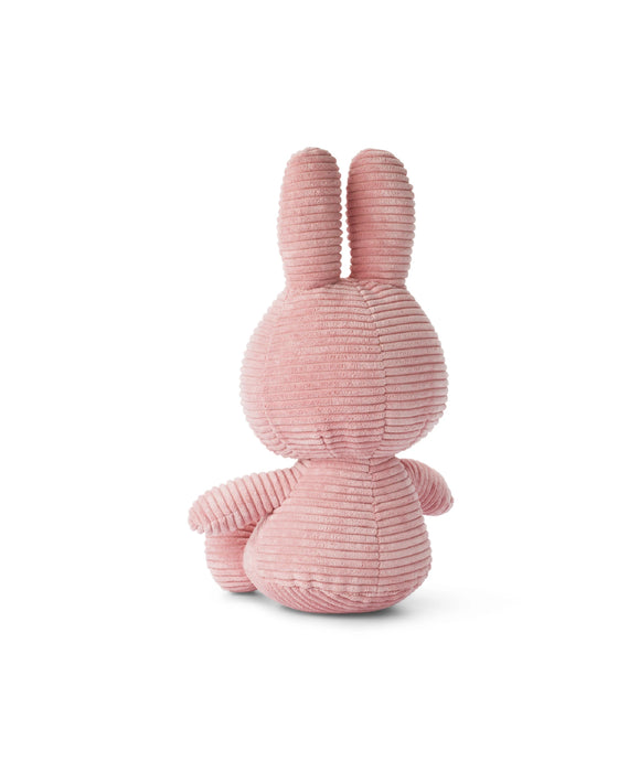 Miffy Sitting Corduroy Pink 33cm