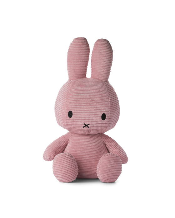 Miffy Sitting Corduroy Pink 50cm