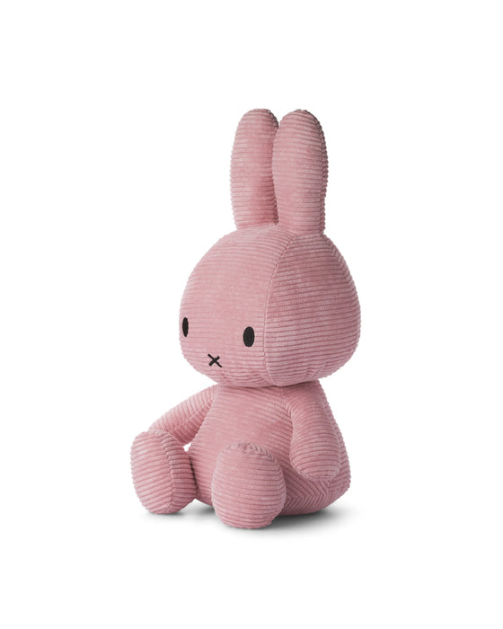 Miffy Sitting Corduroy Pink 50cm