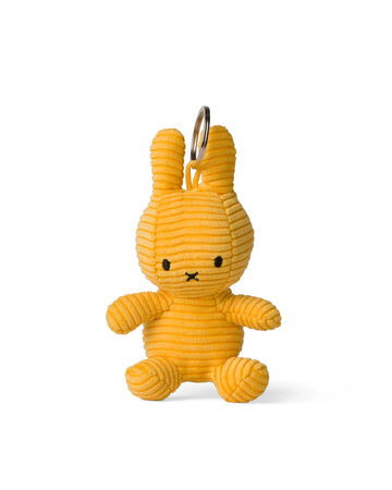 Miffy Keychain ECO Corduroy Yellow - 10 cm - 4"