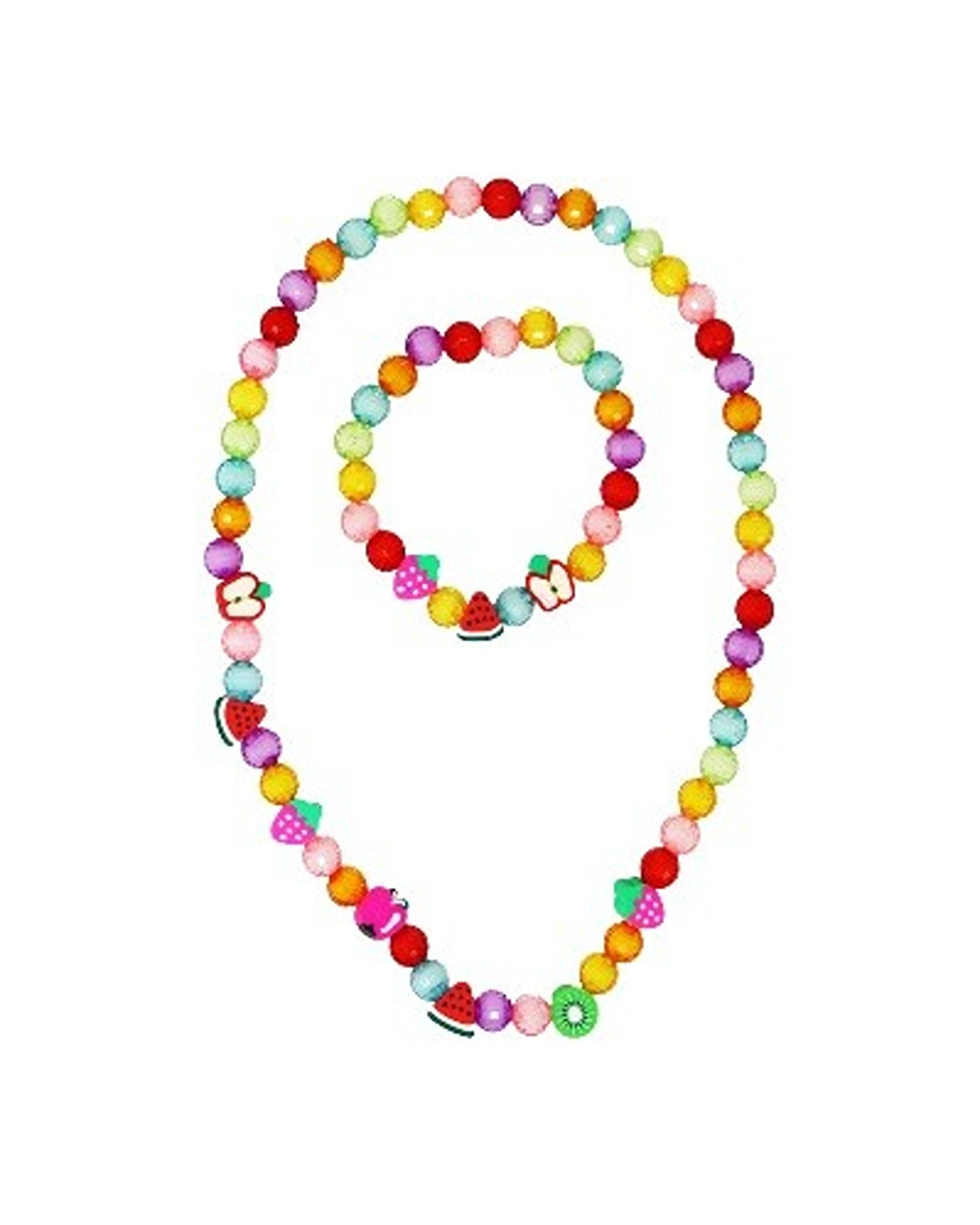 Fruit Necklace & Bracelet Set
