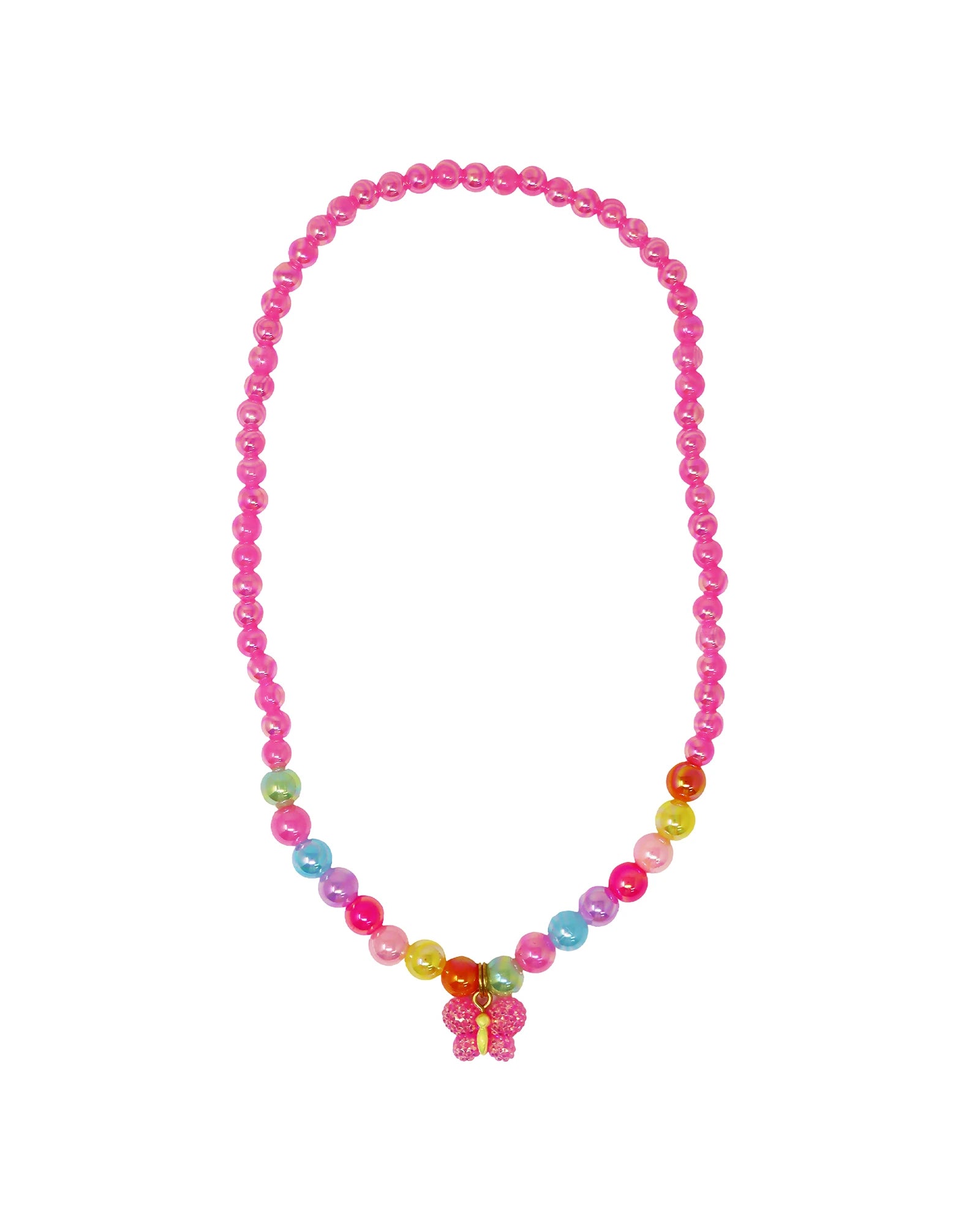 Sparkle Butterfly Necklace & Bracelet Set