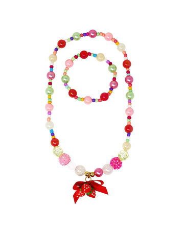 Sweet Berry Necklace & Bracelet Set