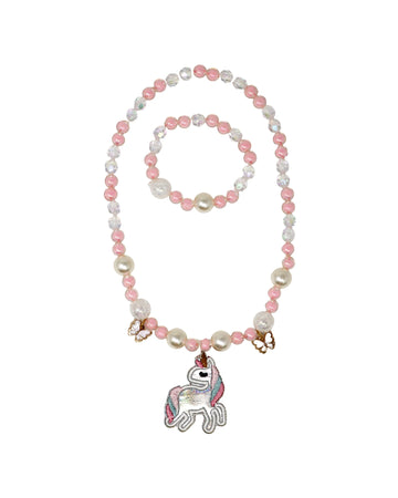 Dream Unicorn Necklace & Bracelet Set
