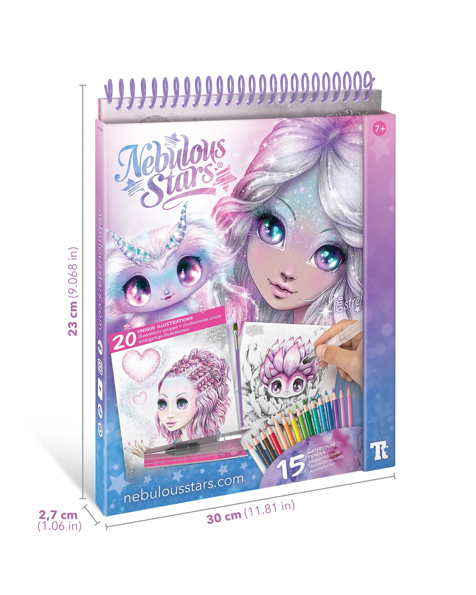 Nebulous Stars Watercoloring Book Set