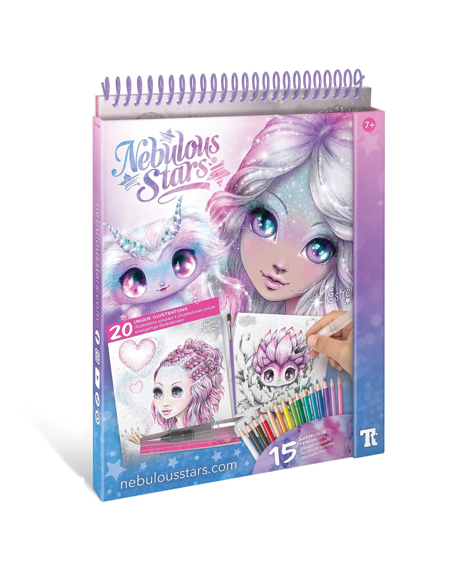Nebulous Stars Watercoloring Book Set