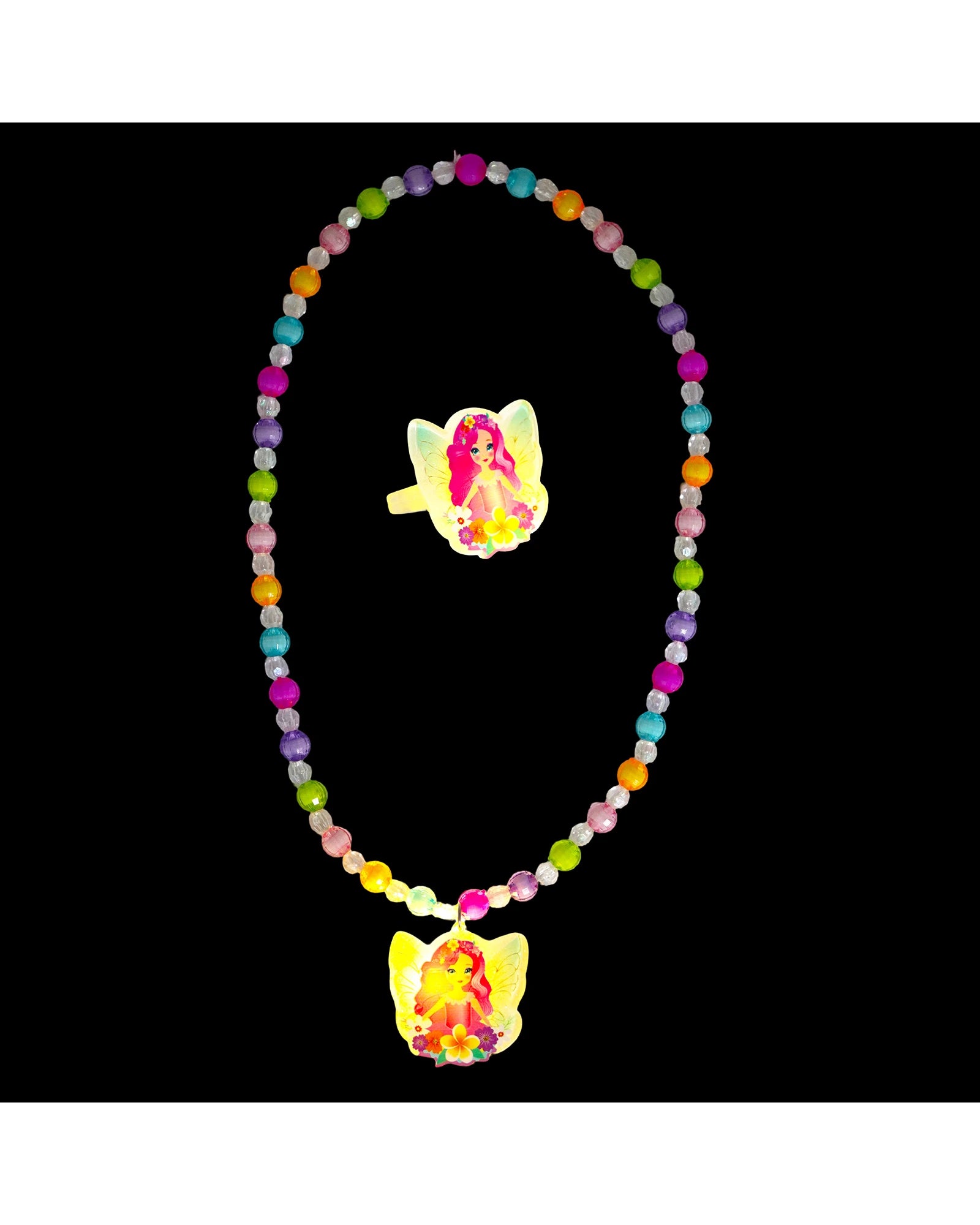 Fairy Magic Light Up Necklace & Ring Set