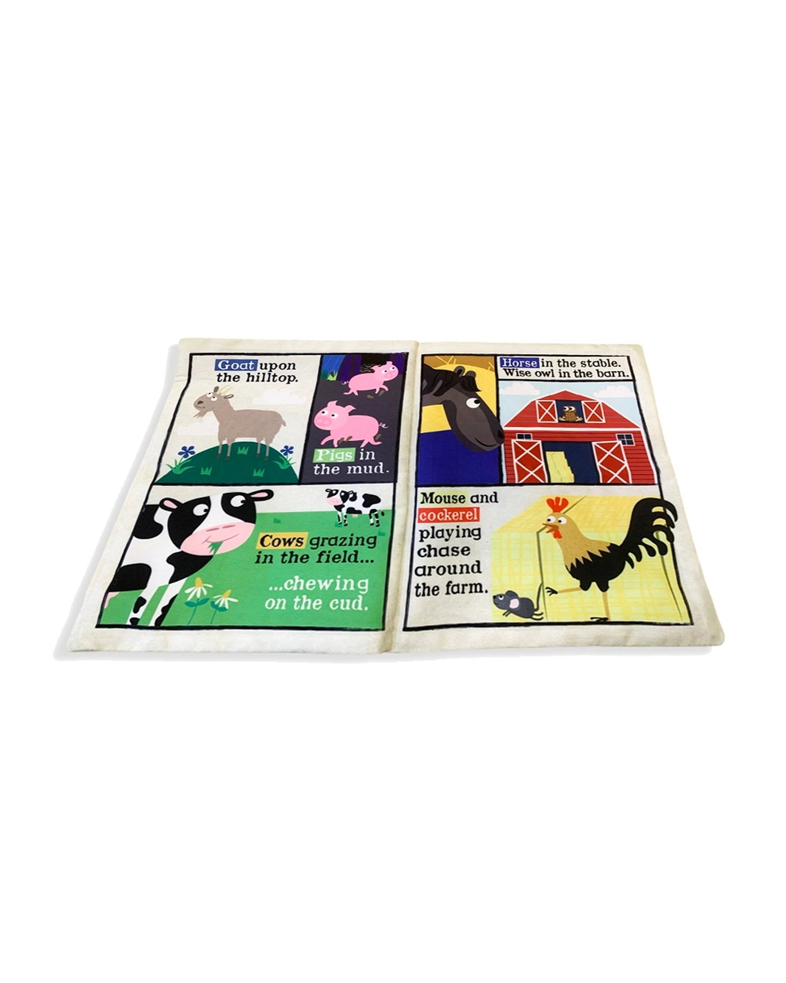 Jo & NicS Crinkly Cloth Books - Farm Animals
