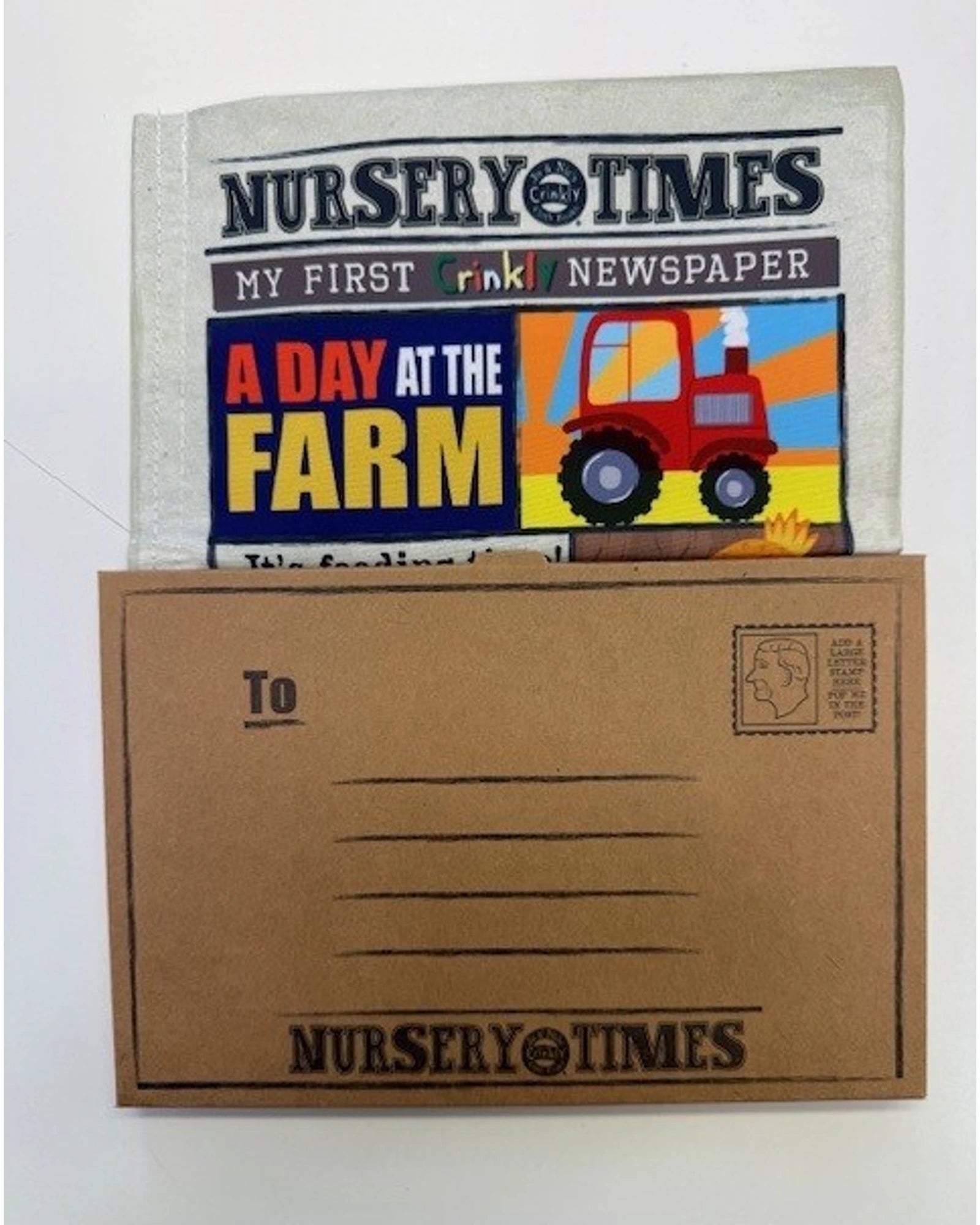 Jo & NicS Crinkly Cloth Books - Farm Animals