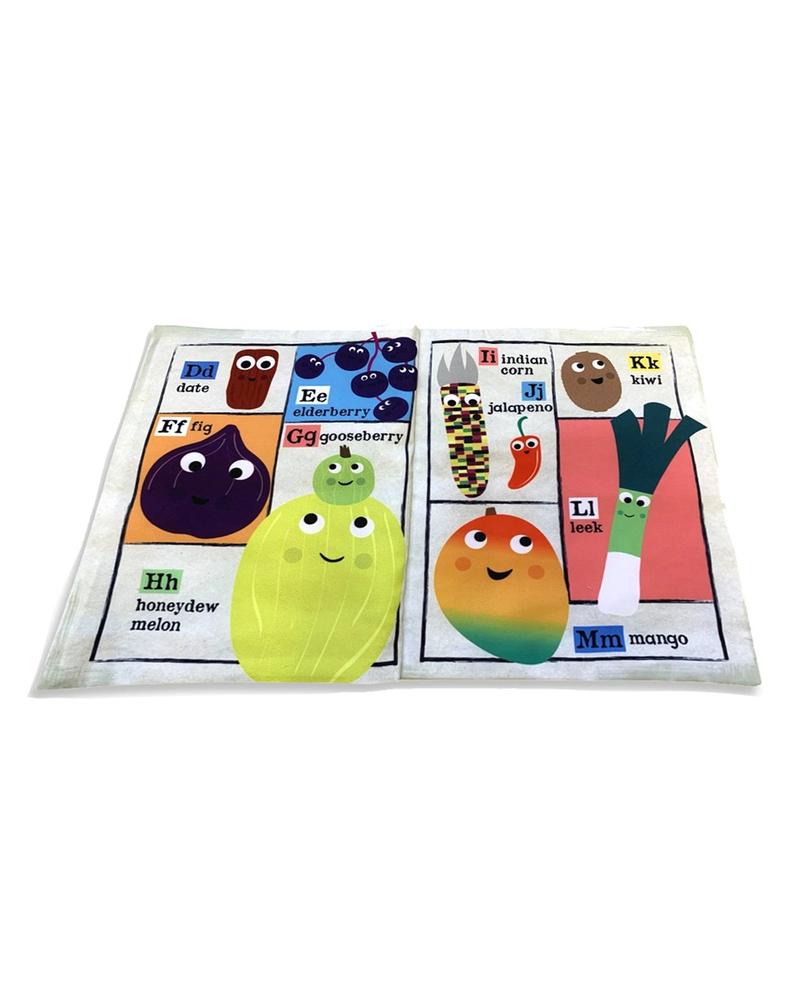 Jo & NicS Crinkly Cloth Books - Fruit & Veg