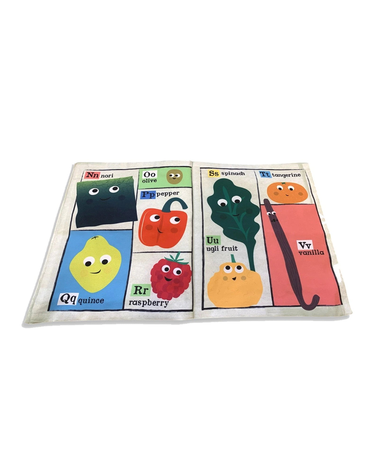 Jo & NicS Crinkly Cloth Books - Fruit & Veg