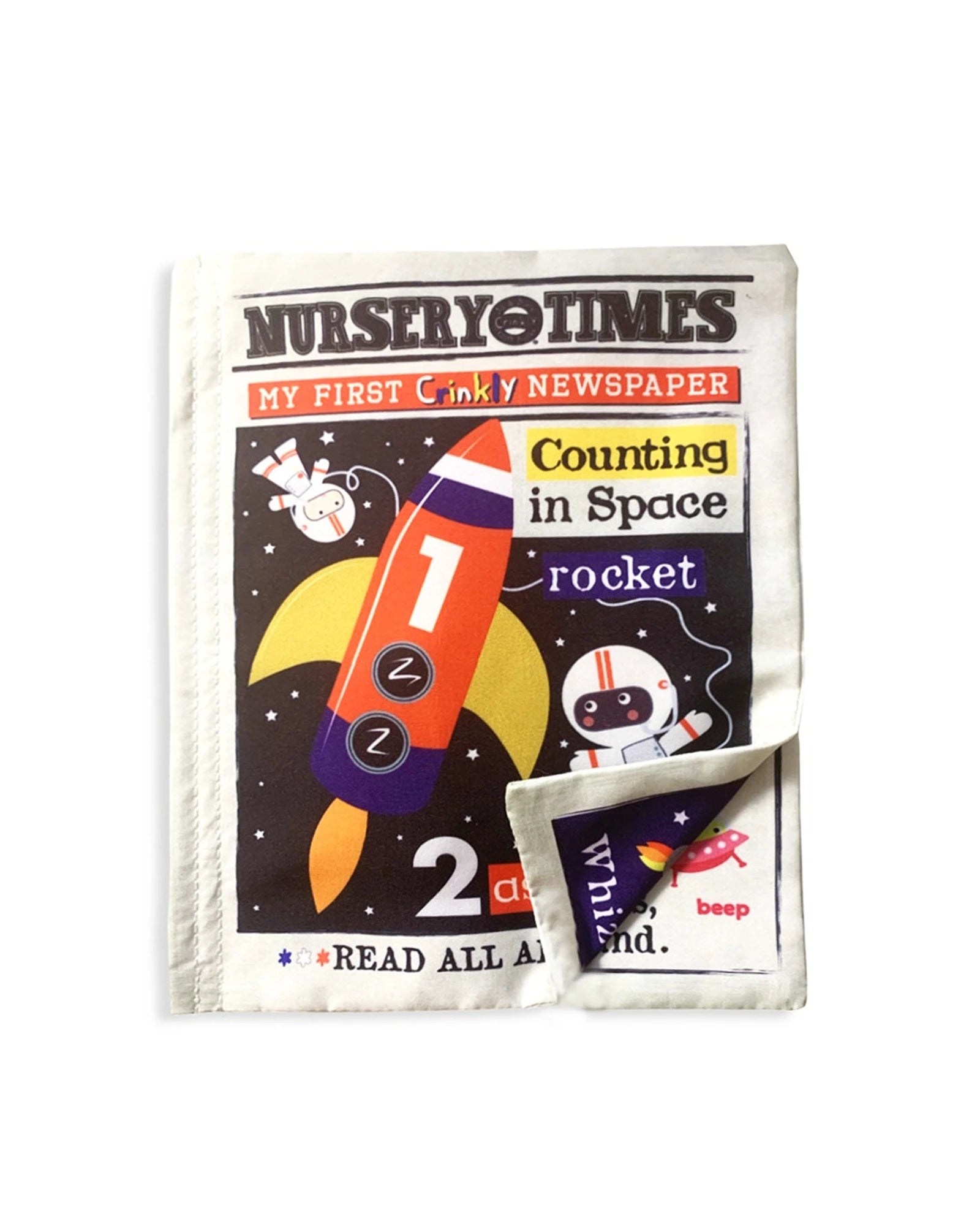 Jo & NicS Crinkly Cloth Books - Space Count